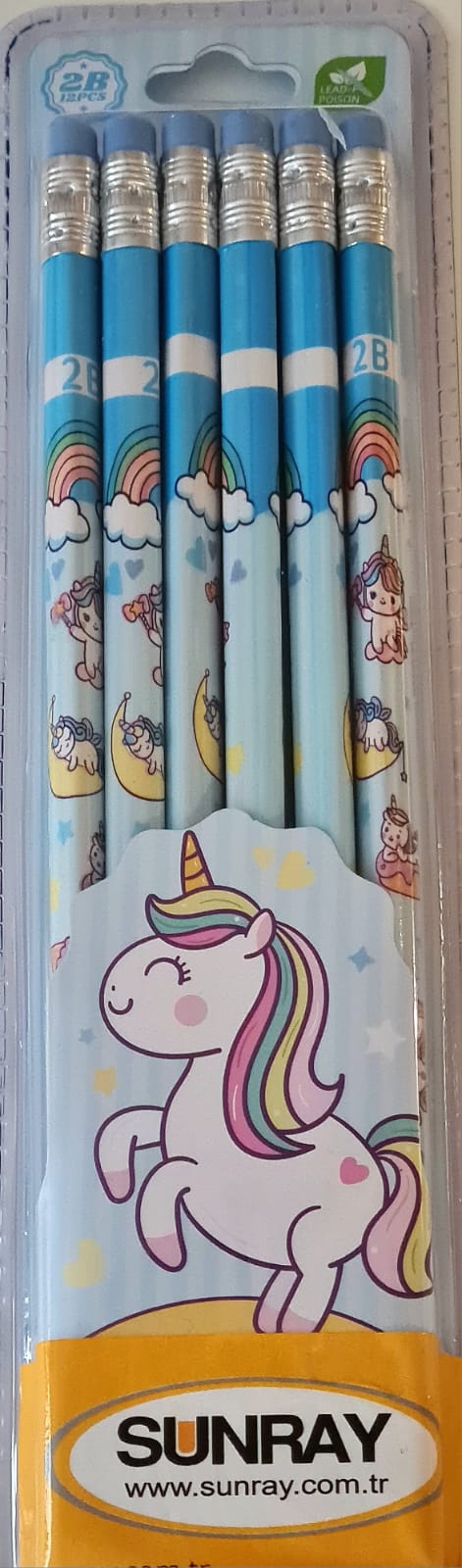 Mavi Unicorn Kalem Seti