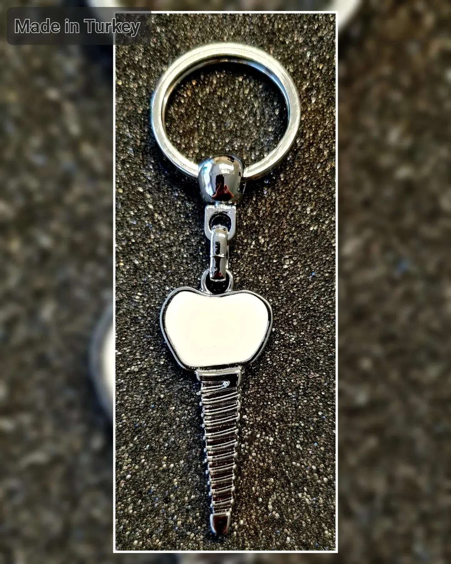 Implant Anahtarlk Silver