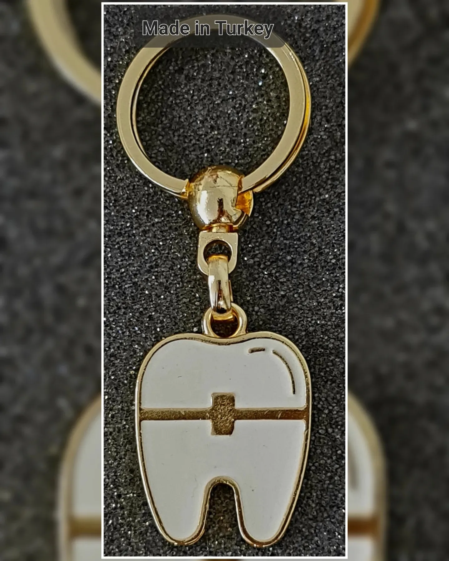 Ortodonti Anahtarlk Gold