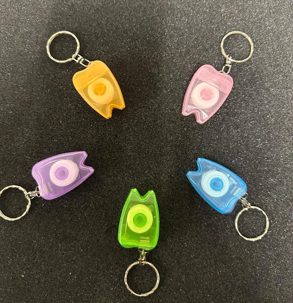 Dental Di pi Anahtarlk Neon Renkli