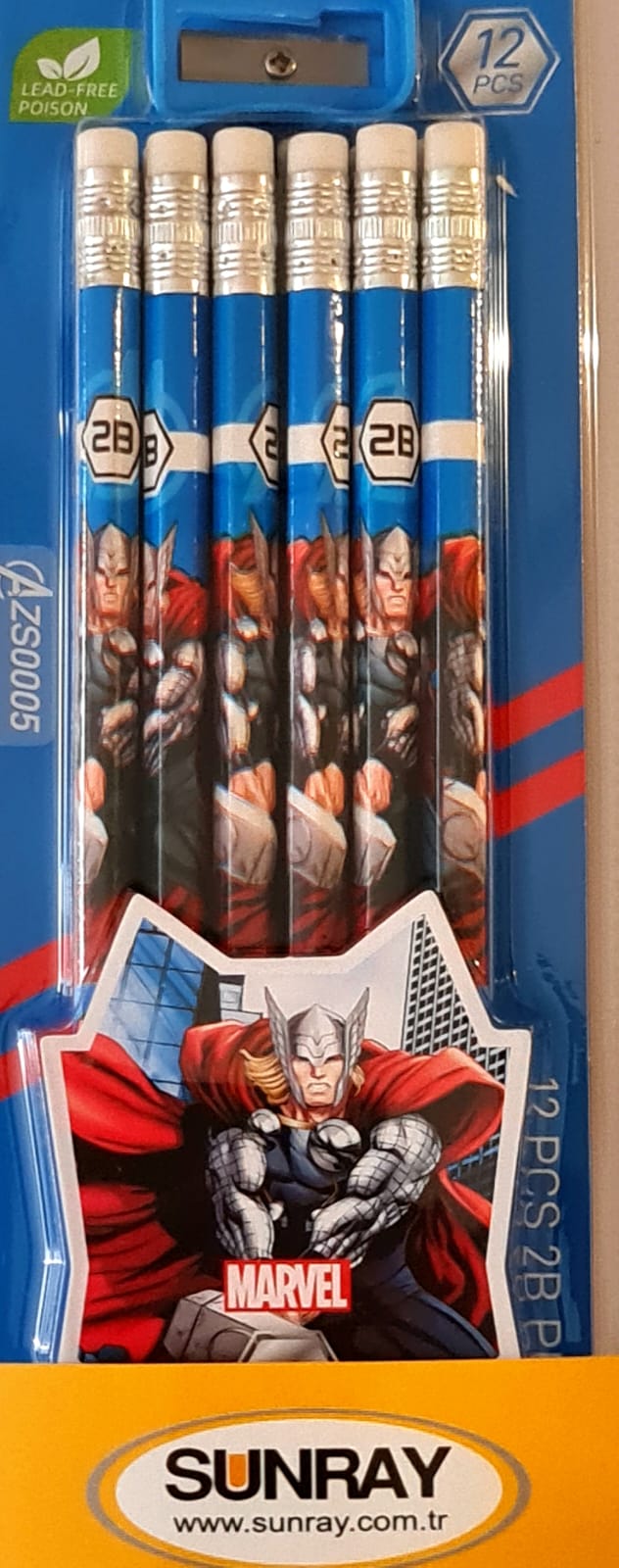 Mavi Marvel Temal Kalem Seti