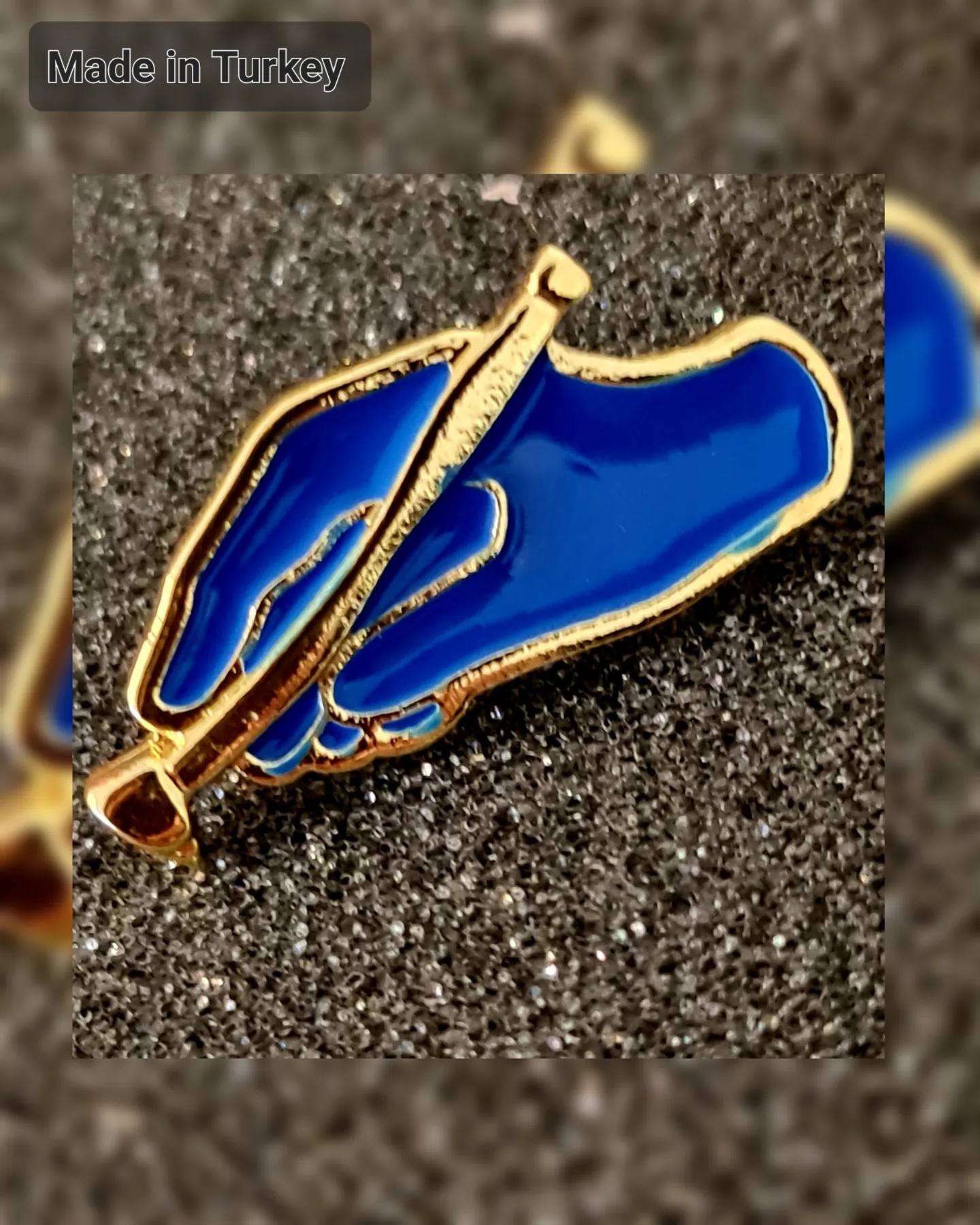 Aeratr Mavi Rozet Gold
