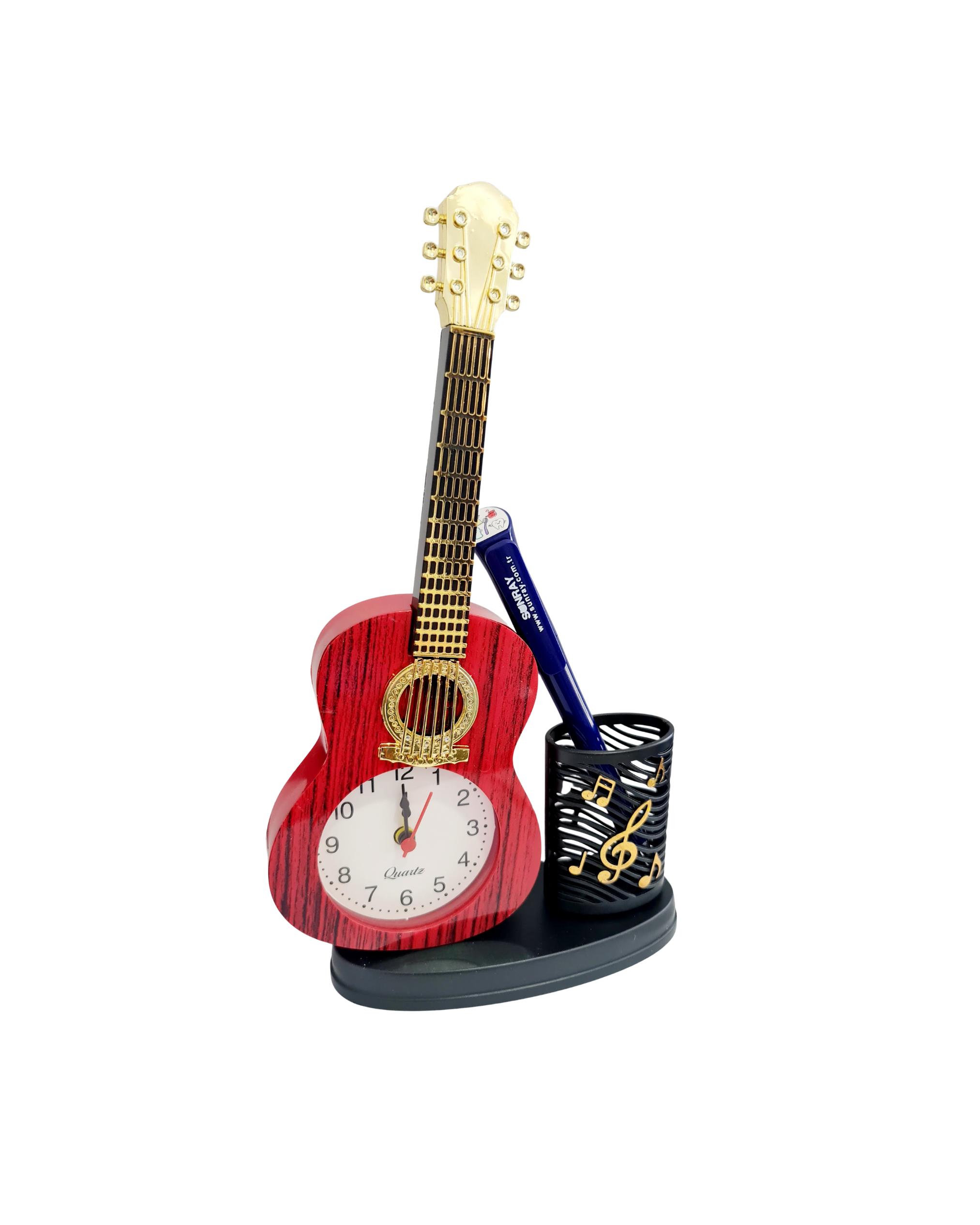 Gitar eklinde alar Saat ve Kalemlik